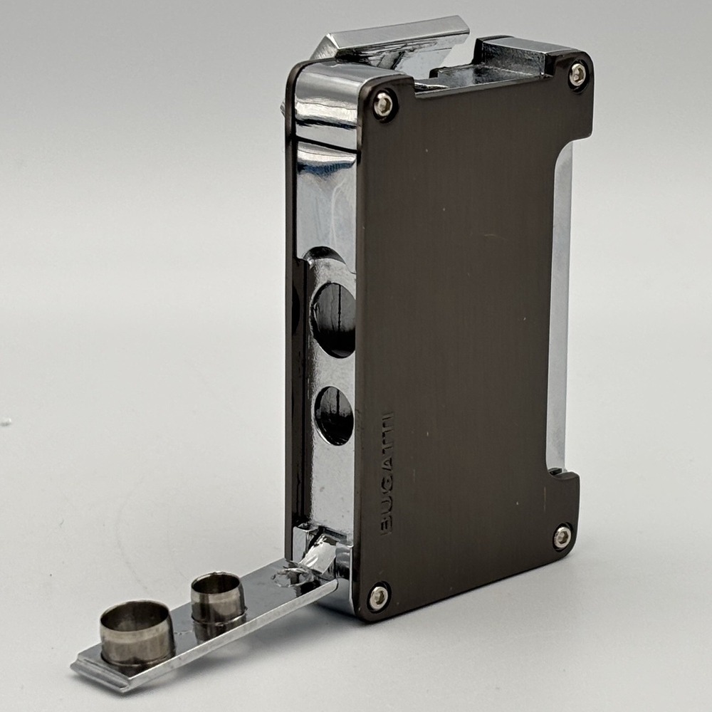 Bugatti B-1 Torch Lighter Butane Flame Wind Resistant 2 Gauge Punch Cutter Cigar